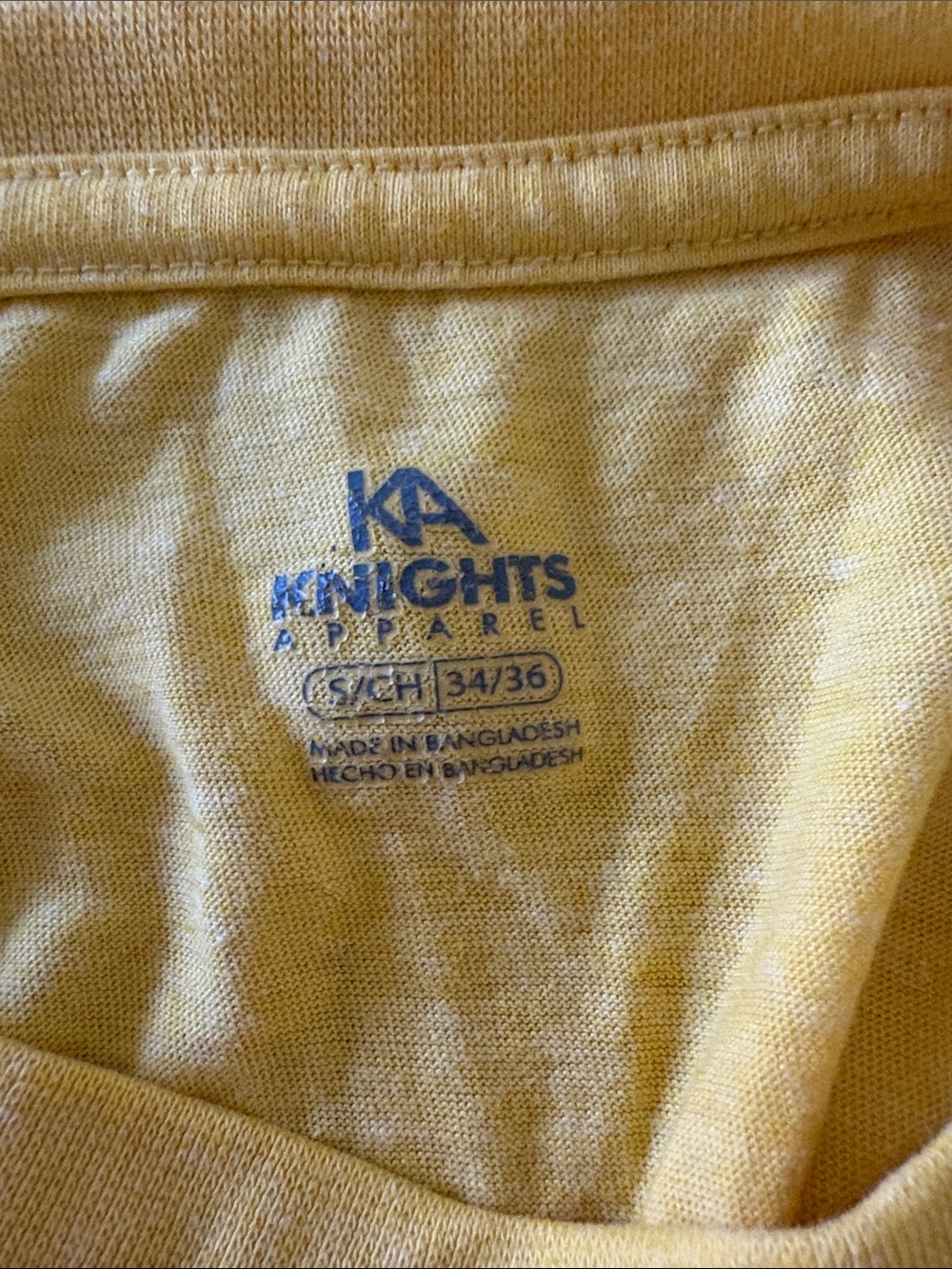 Knights Apparel Michigan Wolverines Yellow Graphic Tee Size Small - Picture 3 of 6